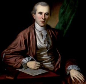 American Revolution Portrait of Founding Father and physician Benjamin Rush, 1783