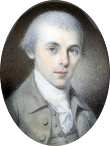 American Revolution - Madison's portrait as congressional delegate at age 32 when he was already recognized as a contributor to politics and government. Portrait by Charles Willson Peale 1783.