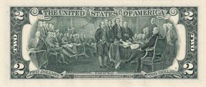 Image of U.S. two dollar bill.
