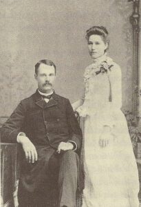 Partch's parents, Virgil and Jennie at their wedding (1888)