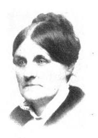 Abigail May, wife of Amos Bronson Alcott and mother of Louisa May Alcott. Sketched from a daguerreotype (no artist or date listed). From Bronson Alcott's Fruitlands by Clara Endicott Sears. Boston: Houghton Mifflin Company 1915. Page 4. Public Domain